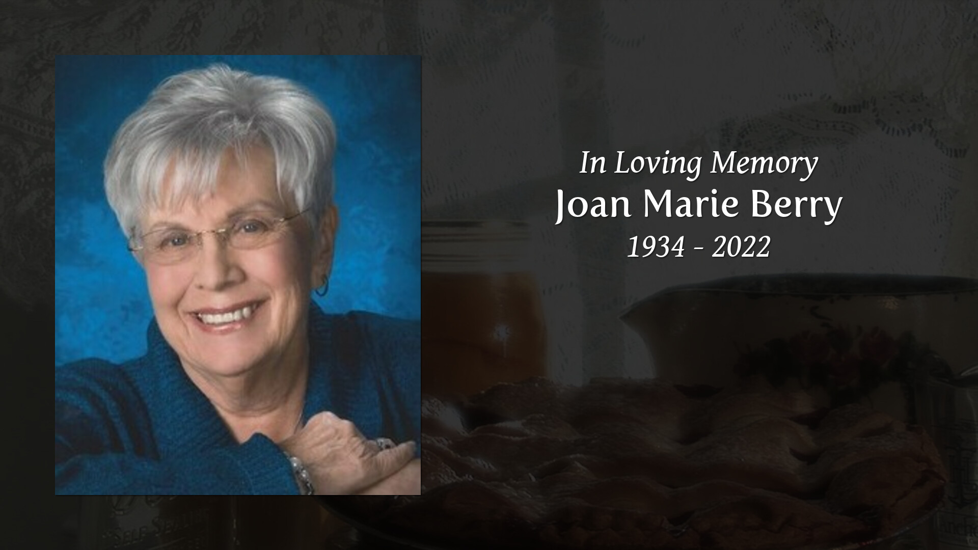 Joan Marie Berry - Tribute Video